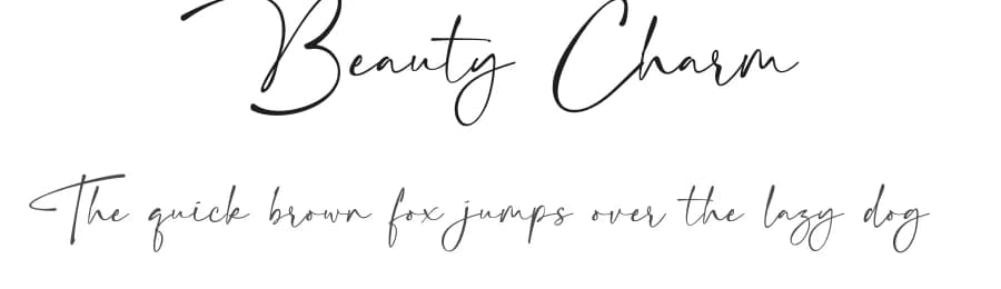 Beauty Charm by Sronstudio — Script Handwritten Font