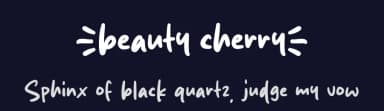 Beauty Cherry by Origin Type — Script Handwritten Font — thumbnail 2