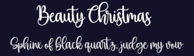 Beauty Christmas by Mozatype — Script Handwritten Font — thumbnail 2