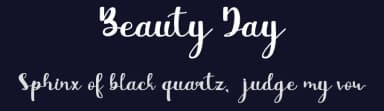 Beauty Day by Faris   Graphic Art — Script Handwritten Font — thumbnail 2