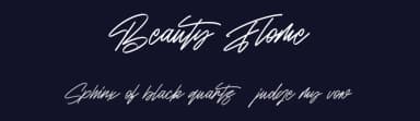 Beauty Flome by Maulana Creative — Script Handwritten Font — thumbnail 2