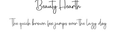 Beauty Hearth by Scratchones — Script Handwritten Font — thumbnail 1