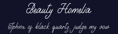 Beauty Homelia by NanaNissa — Script Handwritten Font — thumbnail 2