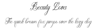 Beauty Lova by ToniStudio — Script Handwritten Font — thumbnail 1