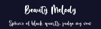 Beauty Melody by Viola Type — Script Handwritten Font — thumbnail 2
