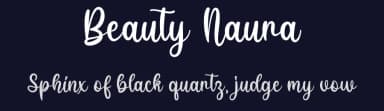Beauty Naura by Letter Art Studio — Script Handwritten Font — thumbnail 2