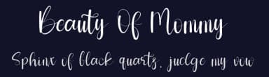 Beauty Of Mommy by FreshtypeINK — Script Handwritten Font — thumbnail 2