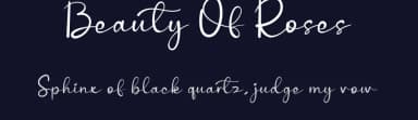 Beauty Of Roses by Gado Gado — Script Handwritten Font — thumbnail 2