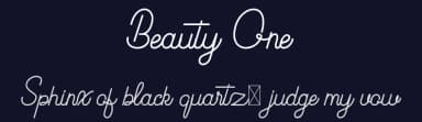 Beauty One by Attype Studio — Script Handwritten Font — thumbnail 2