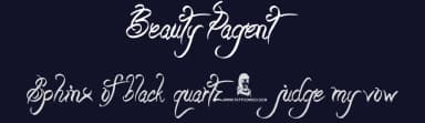 Beauty Pagent by JSH creates — Script Handwritten Font — thumbnail 2