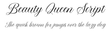 Beauty Queen Script by LetterFreshStudio — Script Handwritten Font — thumbnail 1