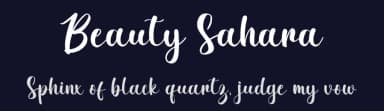 Beauty Sahara by Bluestype Studio — Script Handwritten Font — thumbnail 2