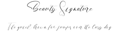 Beauty Signature by fhammadiq std — Script Handwritten Font — thumbnail 1