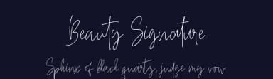 Beauty Signature by DM Letter Studio - Dimas Prasetyo — Script Handwritten Font — thumbnail 2