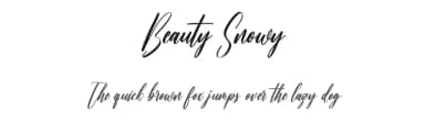 Beauty Snowy by Maulana Creative — Script Handwritten Font — thumbnail 1