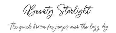 Beauty Starlight by Damarletter — Script Handwritten Font — thumbnail 1