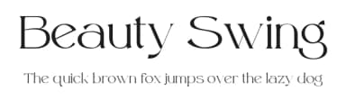 Beauty Swing by Din Studio — Serif Font — thumbnail 1
