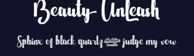 Beauty Unleash by Noah Type — Script Handwritten Font — thumbnail 2