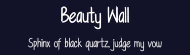 Beauty Wall by Febryl Arully — Script Handwritten Font — thumbnail 2
