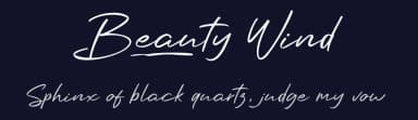 Beauty Wind by Khurasan — Script Handwritten Font — thumbnail 2