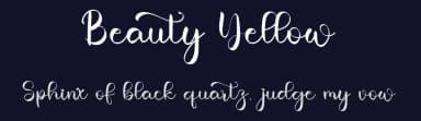 Beauty Yellow by Inermedia Studio — Script Handwritten Font — thumbnail 2