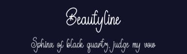 Beautyline by Supersemar Letter — Script Handwritten Font — thumbnail 2