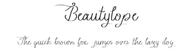 Beautylope by deDi artStudio — Script Handwritten Font — thumbnail 1