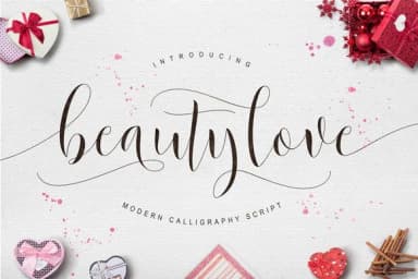 Beautylove Font by Ian Mikraz — Script Handwritten Font — thumbnail 1