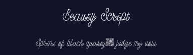Beauty Script by Xerographer Fonts — Script Handwritten Font — thumbnail 2