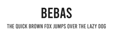 Bebas by Dharma Type — Sans Serif Font — thumbnail 1