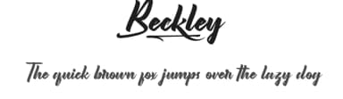 Beckley by Edric Studio — Script Handwritten Font — thumbnail 1