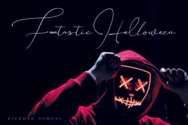 Beckman Demons Font by aldedesign — Script Handwritten Font — thumbnail 6