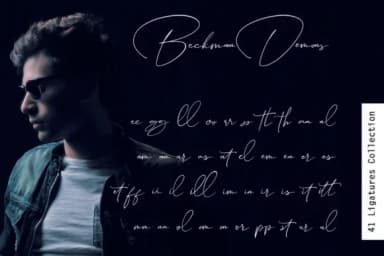 Beckman Demons Font by aldedesign — Script Handwritten Font — thumbnail 7