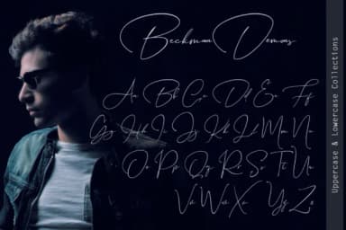 Beckman Demons Font by aldedesign — Script Handwritten Font — thumbnail 8