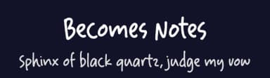 Becomes Notes by alphArtype — Script Handwritten Font — thumbnail 2