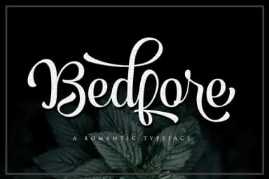 Bedfore Script Font by Lettersams — Script Handwritten Font — thumbnail 1