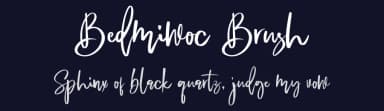 Bedmiwoc Brush by Tebaltipis Studio — Script Handwritten Font — thumbnail 2