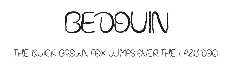 Bedouin by Zansari — Script Handwritten Font