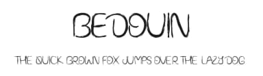 Bedouin by Zansari — Script Handwritten Font — thumbnail 1