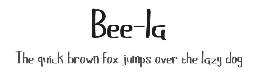 Bee-la by 'Sanz Font — Script Handwritten Font