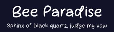 Bee Paradise by MJType — Script Handwritten Font — thumbnail 2
