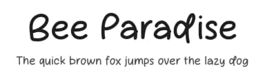 Bee Paradise by MJType — Script Handwritten Font — thumbnail 1