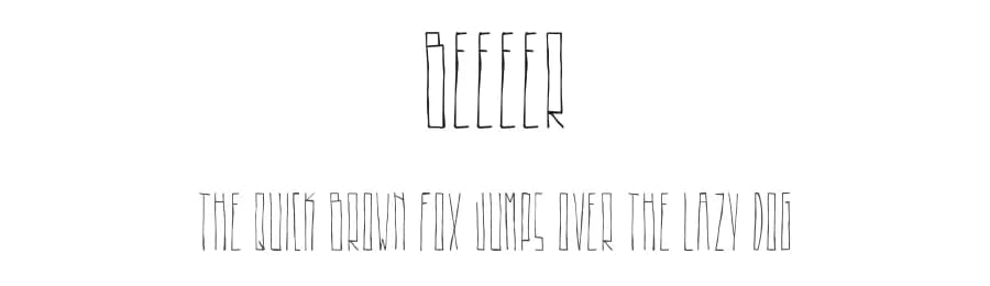 Beeeer by Noe Araujo — Script Handwritten Font