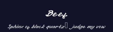 Beef by kokostd — Script Handwritten Font — thumbnail 2