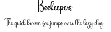 Beekeepers by Andi Moz — Script Handwritten Font — thumbnail 1