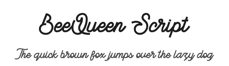 BeeQueen Script by Riyadh Rahman — Script Handwritten Font