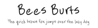 Bees Burts by FontPanda — Script Handwritten Font — thumbnail 1