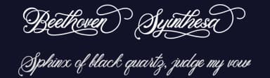 Beethoven Syinthesa by Arif Dwi — Script Handwritten Font — thumbnail 2