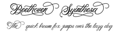 Beethoven Syinthesa by Arif Dwi — Script Handwritten Font — thumbnail 1