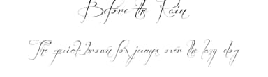 Before the Rain by Måns Grebäck — Script Handwritten Font — thumbnail 1